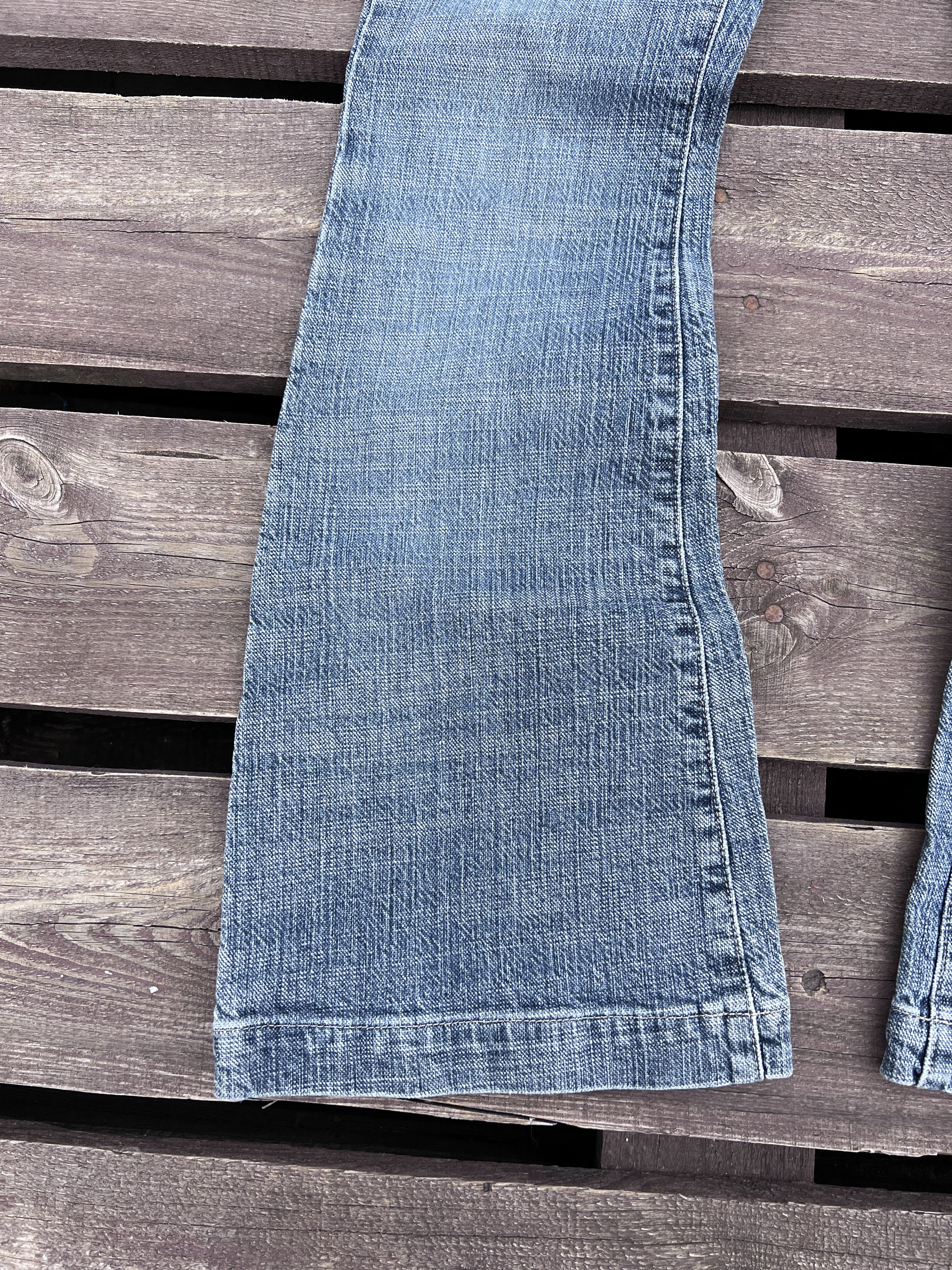 NEXT Next Y2K Vintage Flare Jeans Washed Denim Size 27" / US 4 / IT 40 - 10 Thumbnail