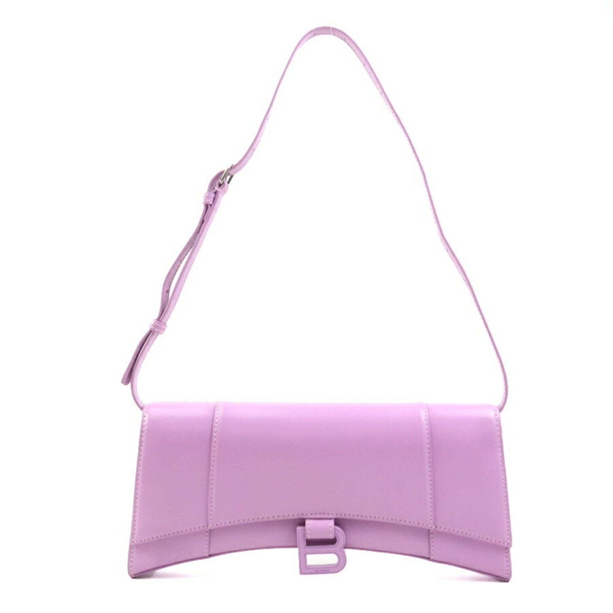 Balenciaga BALENCIAGA shoulder bag Hourglass leather pink purple women's 654942 h31148g Size ONE SIZE - 1 Thumbnail