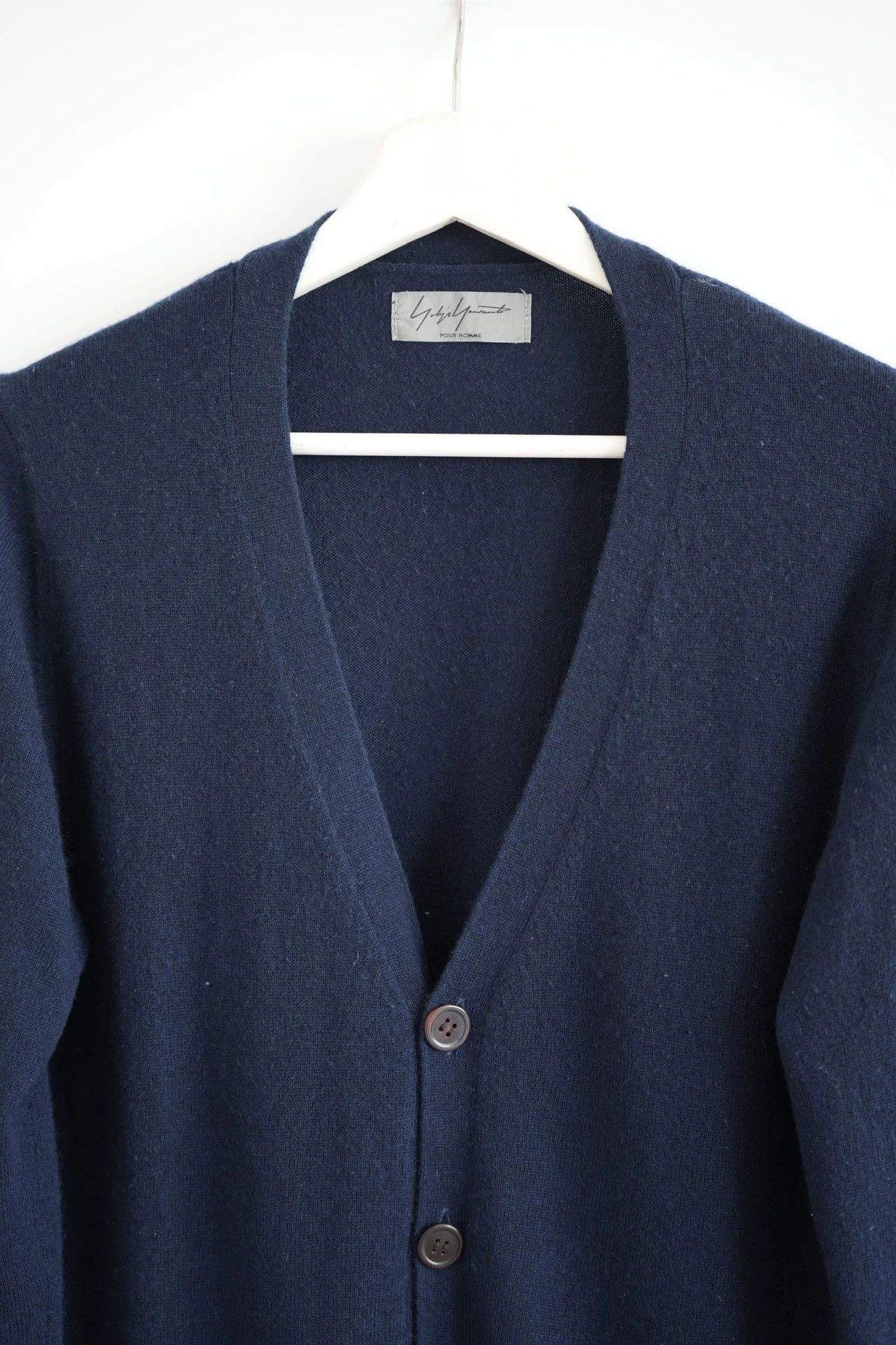 Yohji Yamamoto Yohji Yamamoto 13AW Signature Cashmere Cardigan Size US L / EU 52-54 / 3 - 3 Thumbnail