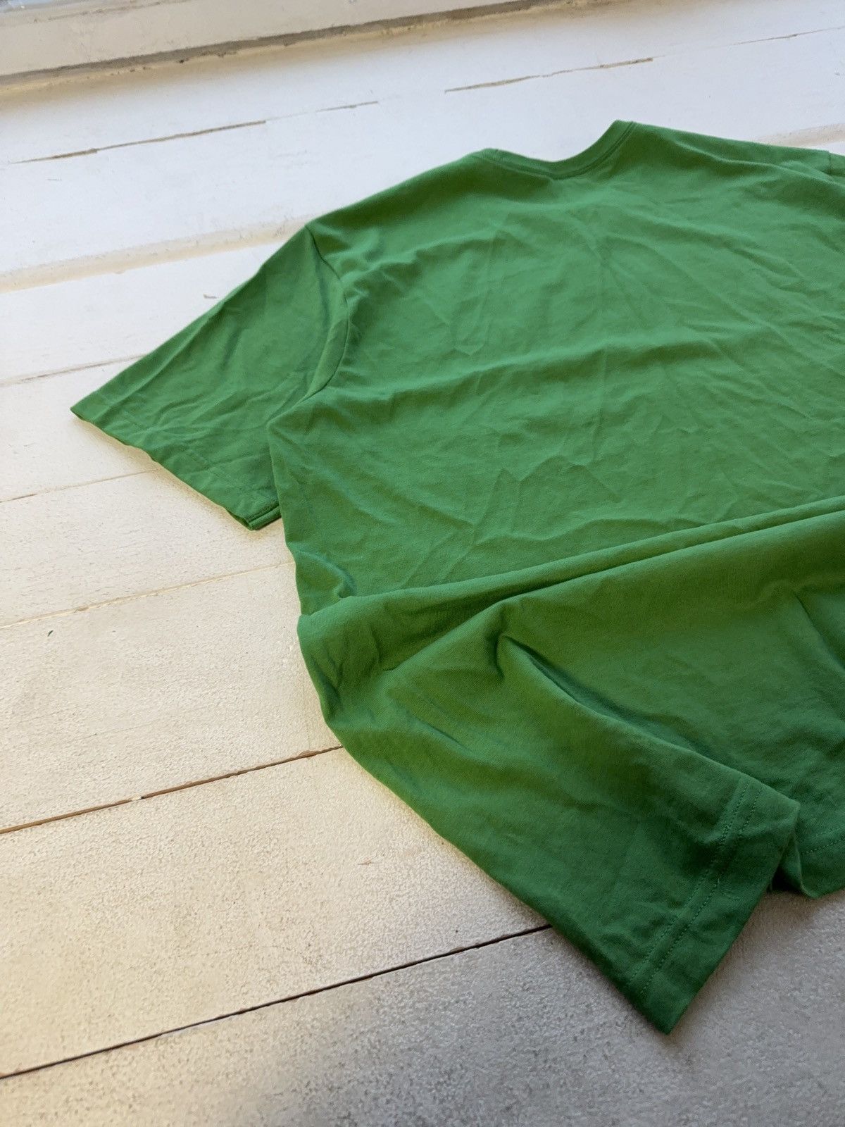 Apple 00s Apple Green Logo Minimal Corporate Promo T-Shirt XL Size US XL / EU 56 / 4 - 10 Thumbnail