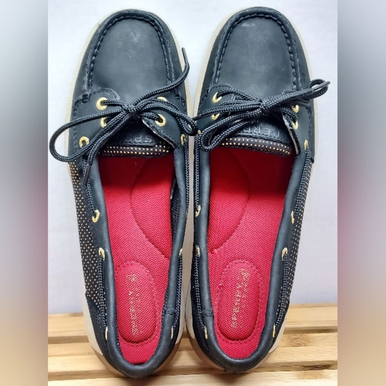 Sperry Sperry Womens Black Top SiderSlip On Boat Shoes Size 8.5 Size US 8.5 / IT 38.5 - 8 Thumbnail