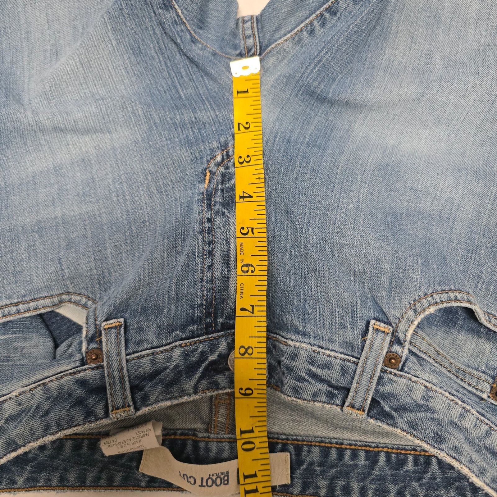 Naked & Famous St. John's Bay Women's Bootcut Jeans 6 Blue Denim Mid Rise Size 28" / US 6 / IT 42 - 10 Thumbnail