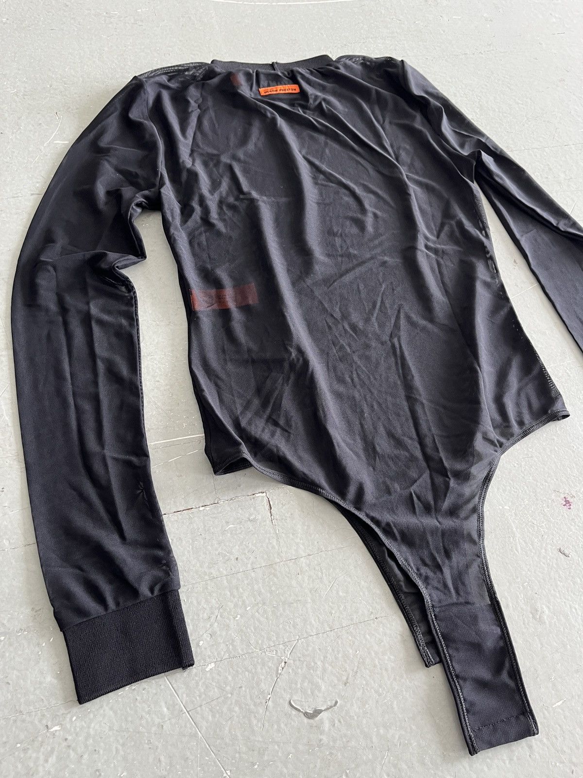 Heron Preston Heron Preston Mesh Compression Bodysuit Top (unisex) Size L / US 10 / IT 46 - 7 Thumbnail