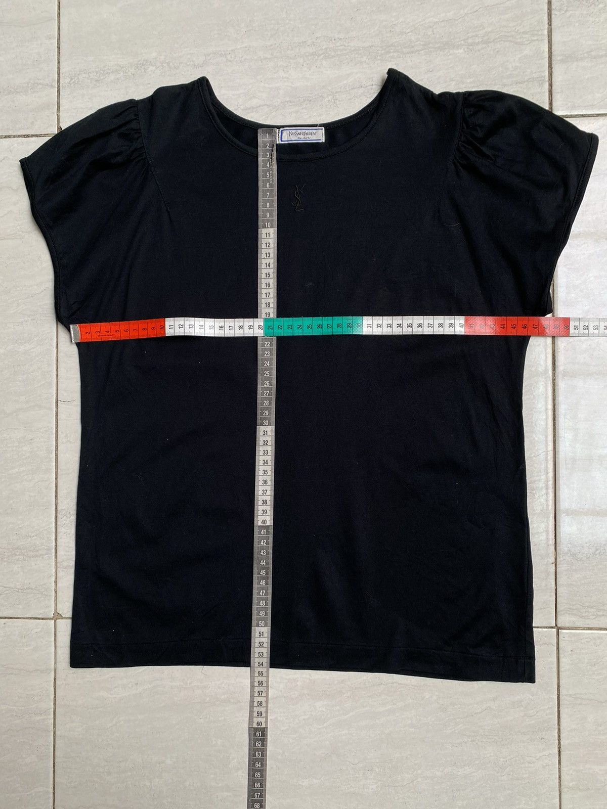 Yves Saint Laurent YSL Yves Saint Laurent Black T-shirt Size US XS / EU 42 / 0 - 7 Thumbnail