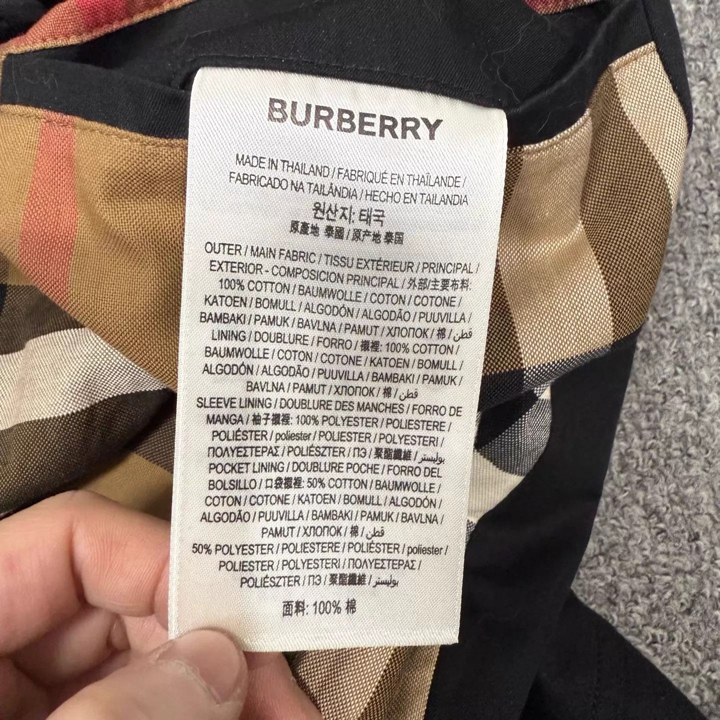 Burberry Burberry black check lining overcoat 50 EU 95 New Size US M / EU 48-50 / 2 - 5 Thumbnail