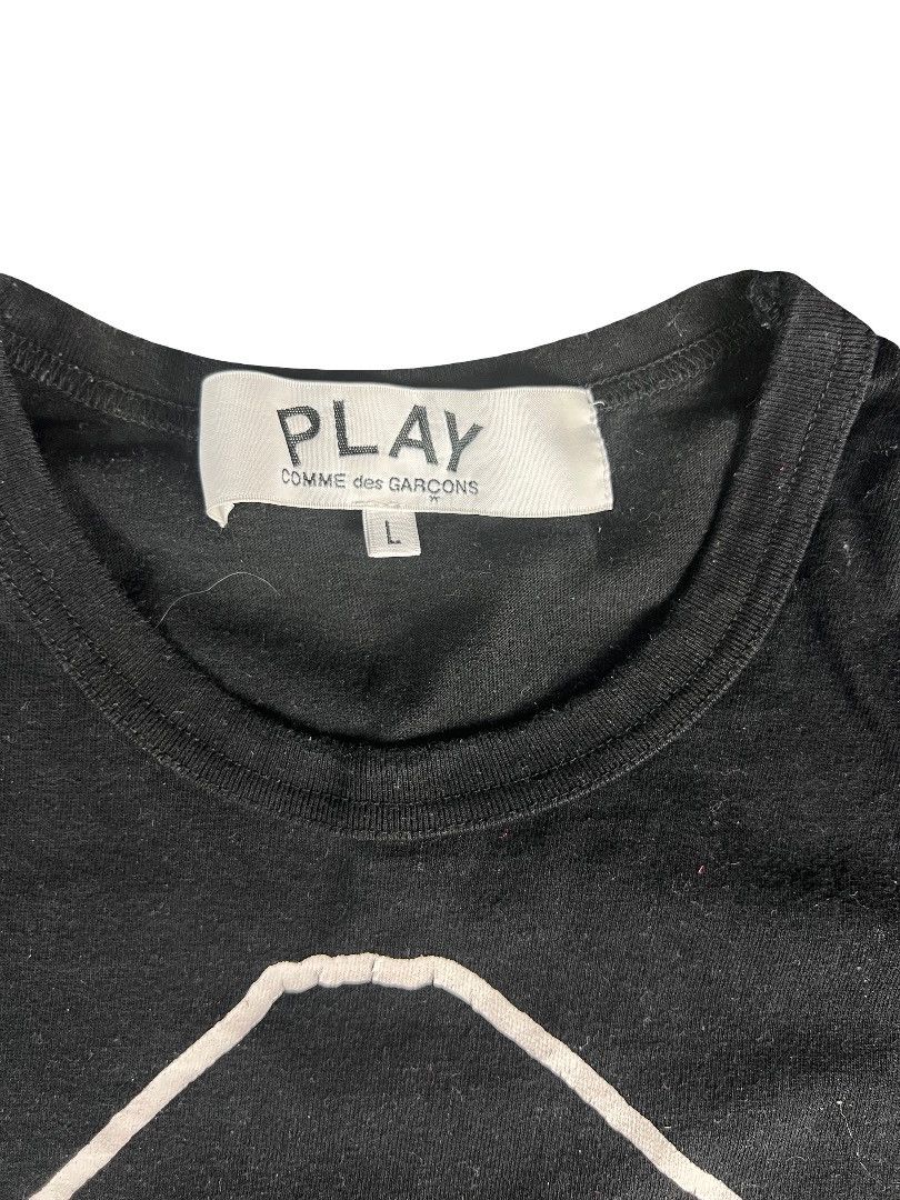 Comme des Garcons Comme des Garçons PLAY Oversized Heart Logo T-Shirt Size L. Size US L / EU 52-54 / 3 - 2 Thumbnail