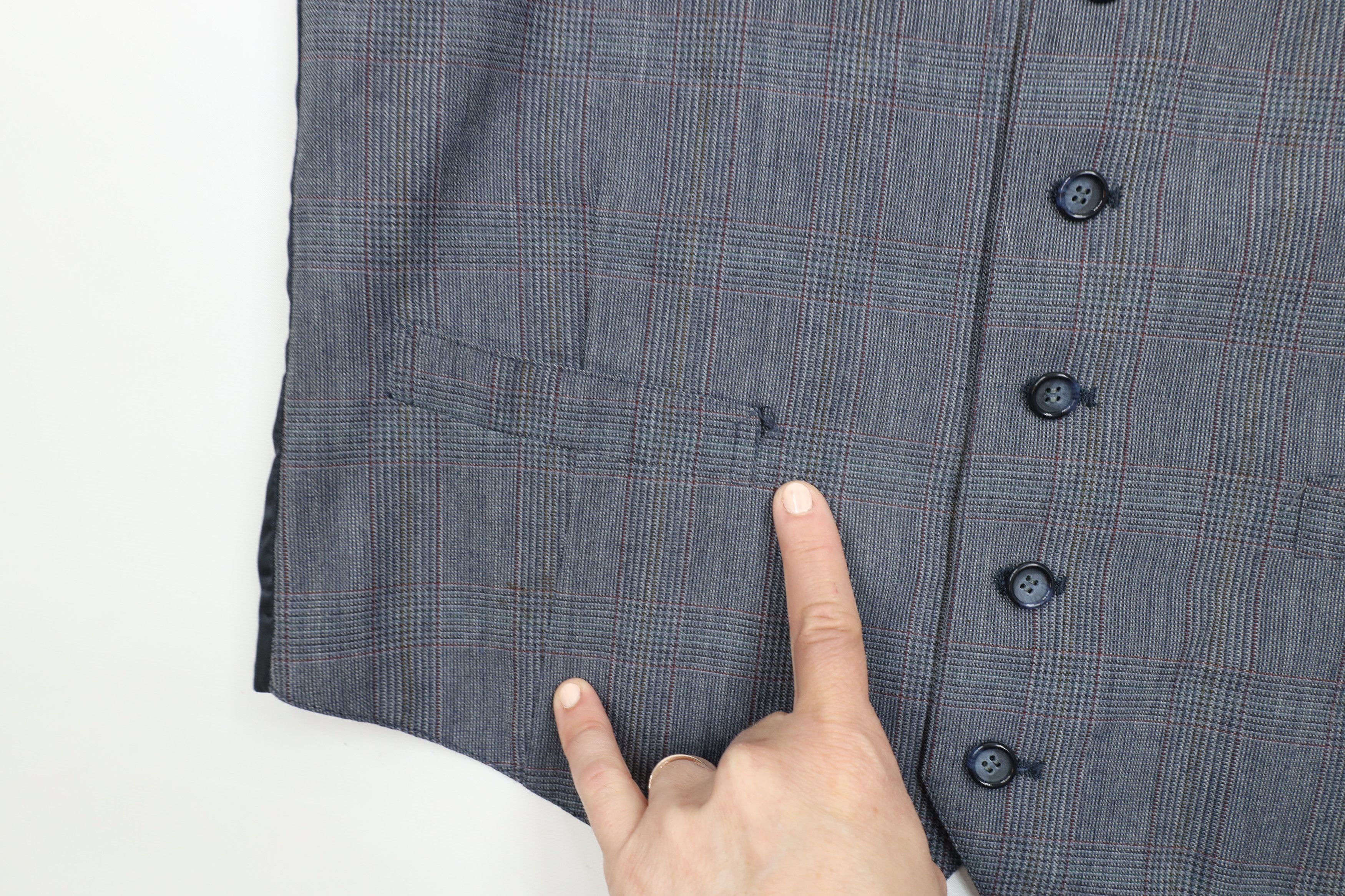 Vintage Vintage 70s Streetwear 3 Piece Wool Wedding Suit Size 40R - 14 Thumbnail