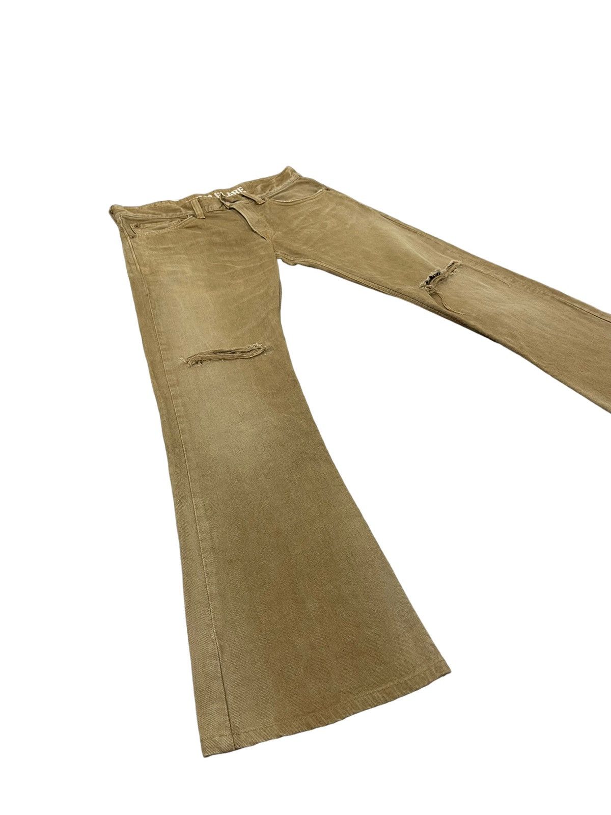 Edwin Flare Jeans Edwin Japan Faded Distress Boot Cut 8🟦0 Size US 32 / EU 48 - 1 Thumbnail