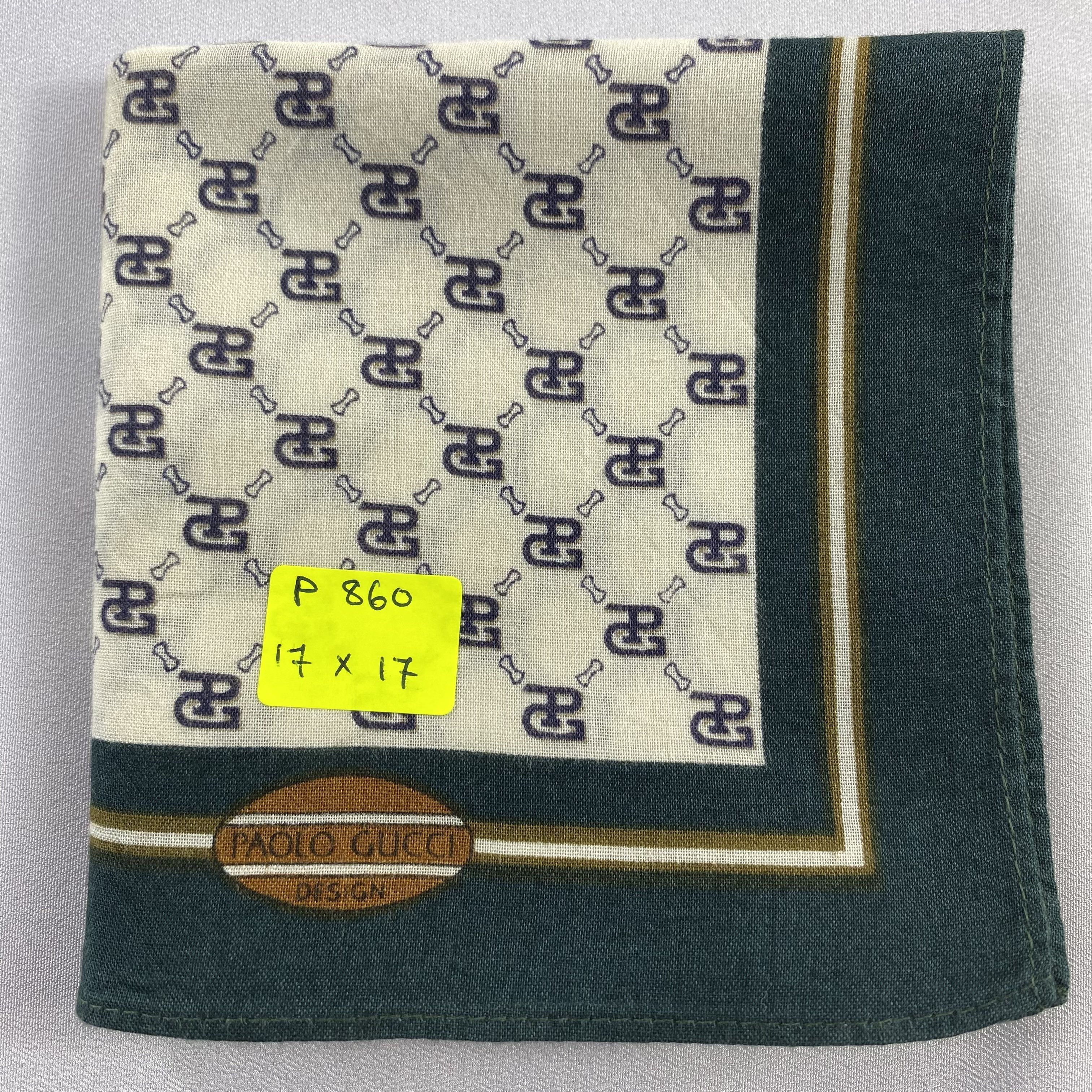 Paolo Gucci × Vintage Paolo Gucci Neckerchief / Bandana / Handkerchief-P860 Size ONE SIZE - 6 Thumbnail