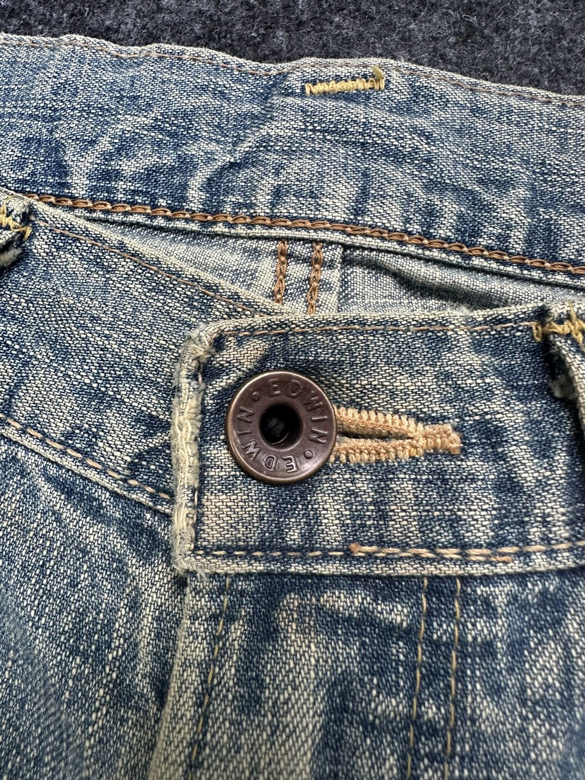 Edwin Vtg Edwin 505zx Selvedge Mudwash Denim 30x31 D8 Size US 30 / EU 46 - 10 Thumbnail