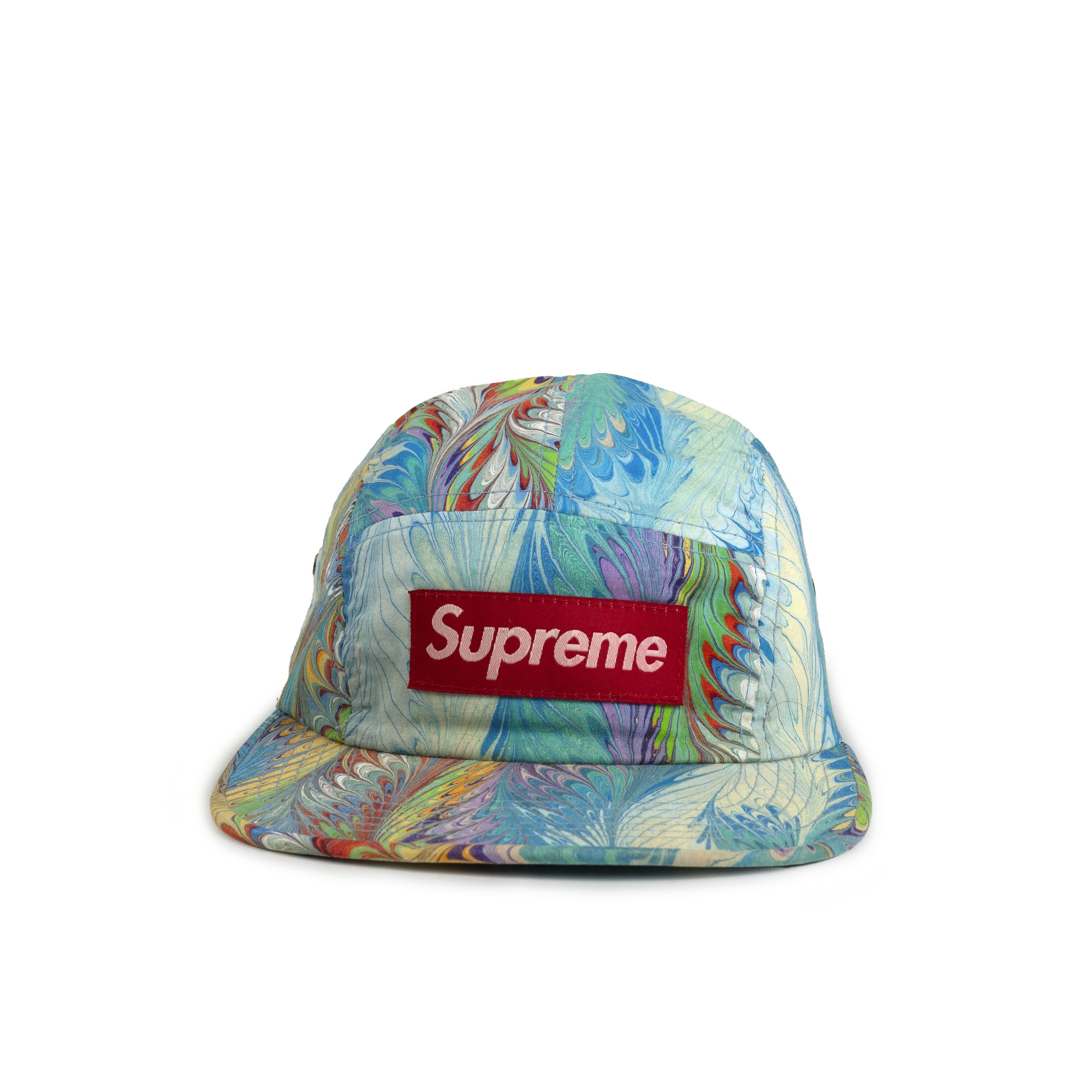 Supreme Supreme 2007 Marble Camp Hat Size ONE SIZE - 1 Thumbnail