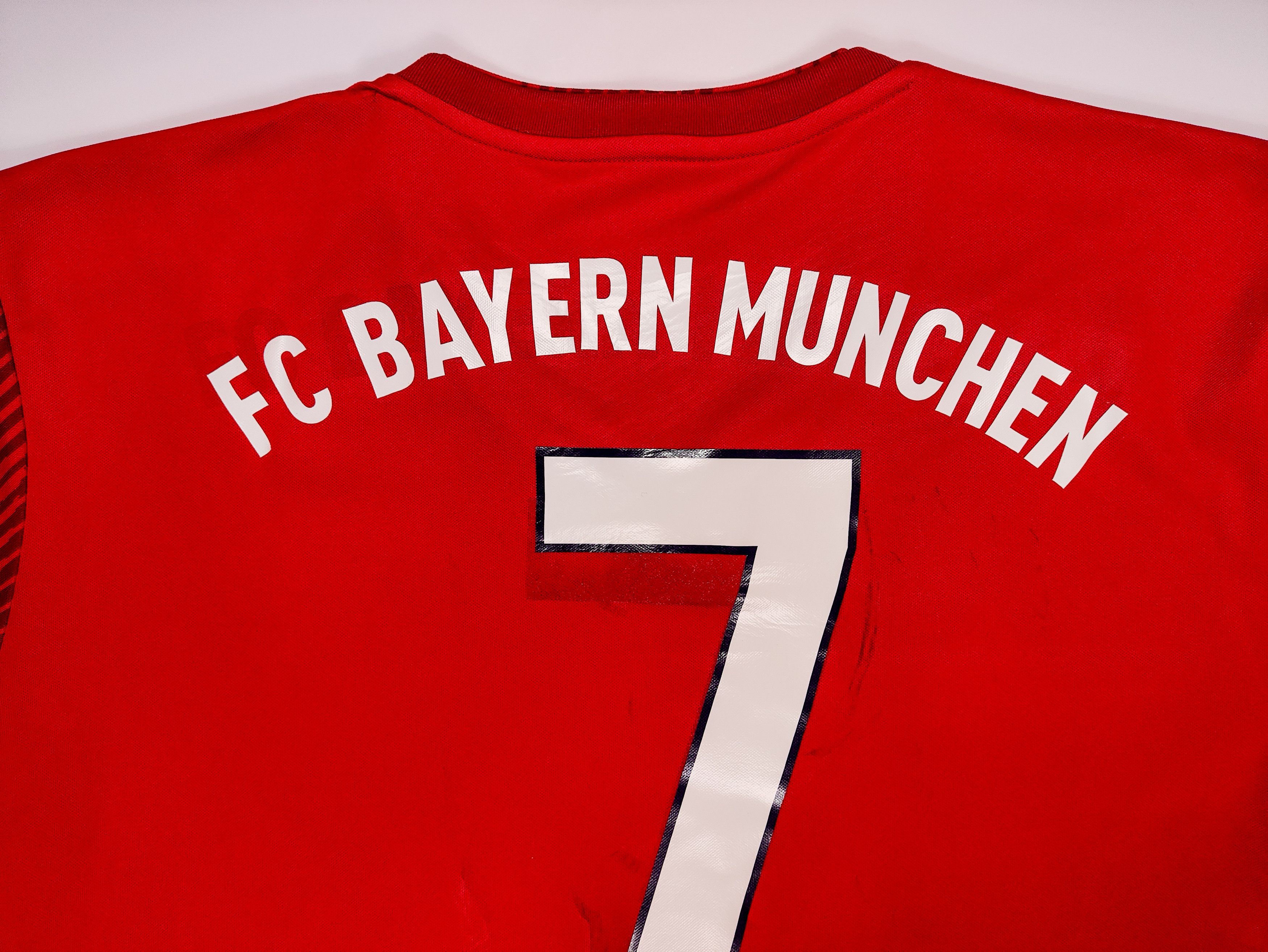Adidas Ribery #7 FC Bayern Munich 2018 2019 Adidas Home Shirt Kit Size US XL / EU 56 / 4 - 6 Thumbnail