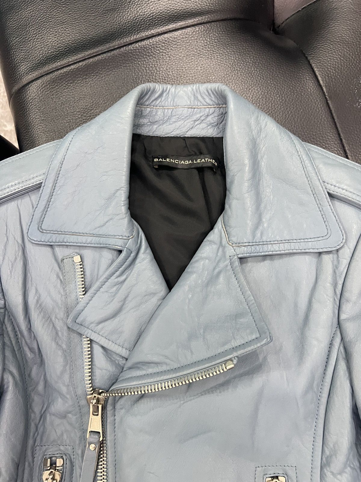 Balenciaga Balenciaga 2012 Slim Biker Jacket Size US XS / EU 42 / 0 - 7 Thumbnail
