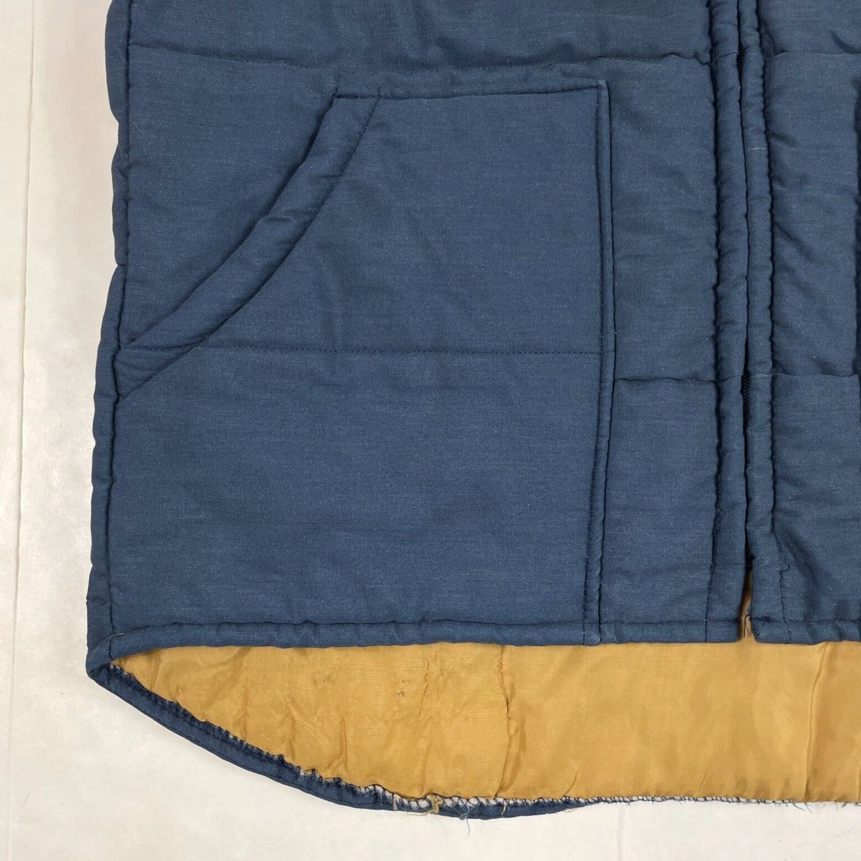Vintage VINTAGE Keith Stuart Vest Mens Large Blue Puffer Full Zip Quilted Hiking 60s USA Size US L / EU 52-54 / 3 - 5 Thumbnail