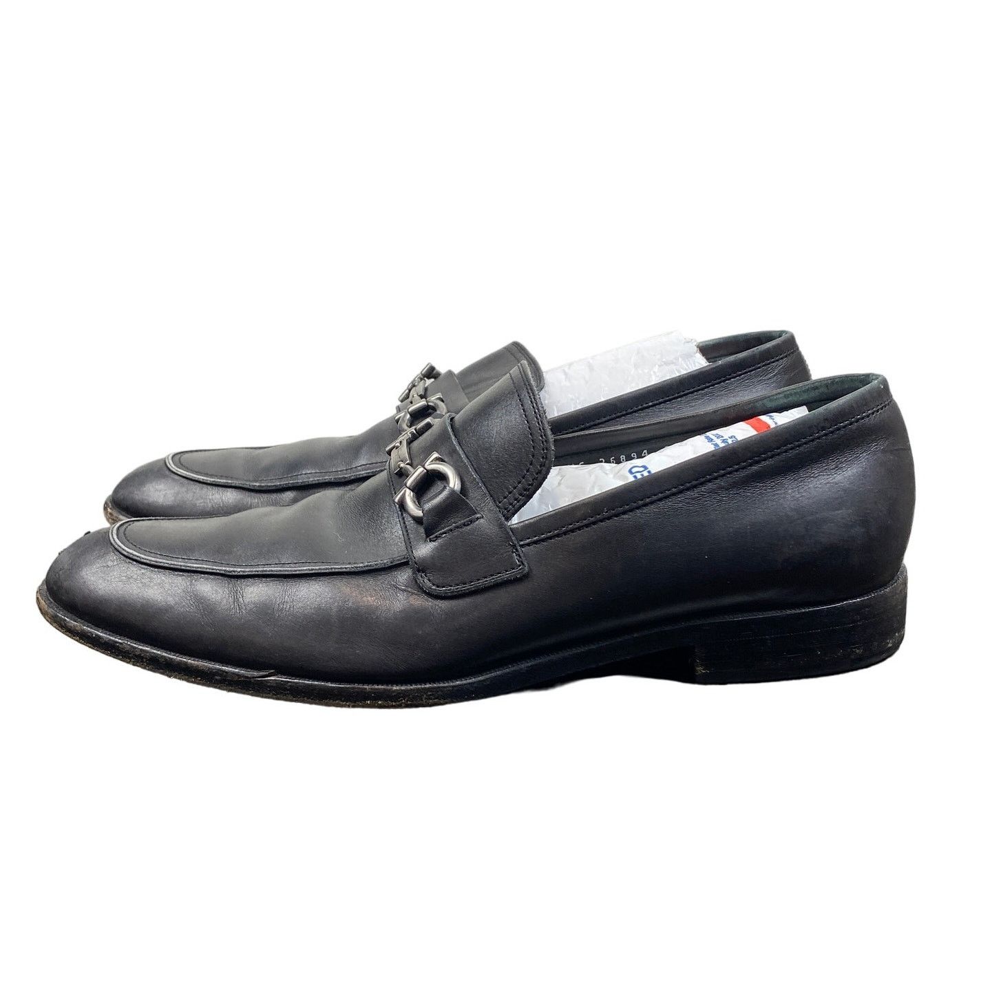 Salvatore Ferragamo Salvatore Ferragamo Gancini Horsebit Leather Loafers 9.5EE Size US 9.5 / EU 42-43 - 1 Thumbnail