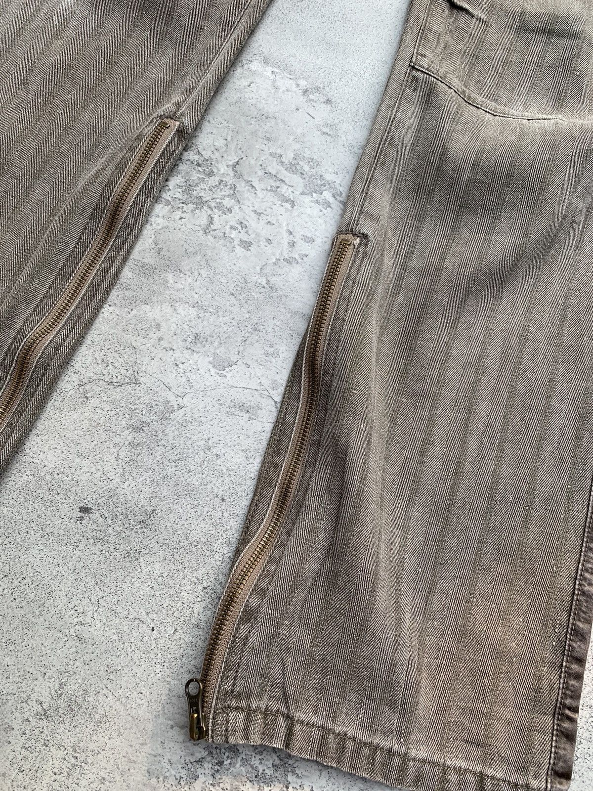 Japanese Brand HALB side zip flare pants Size US 31 - 3 Thumbnail