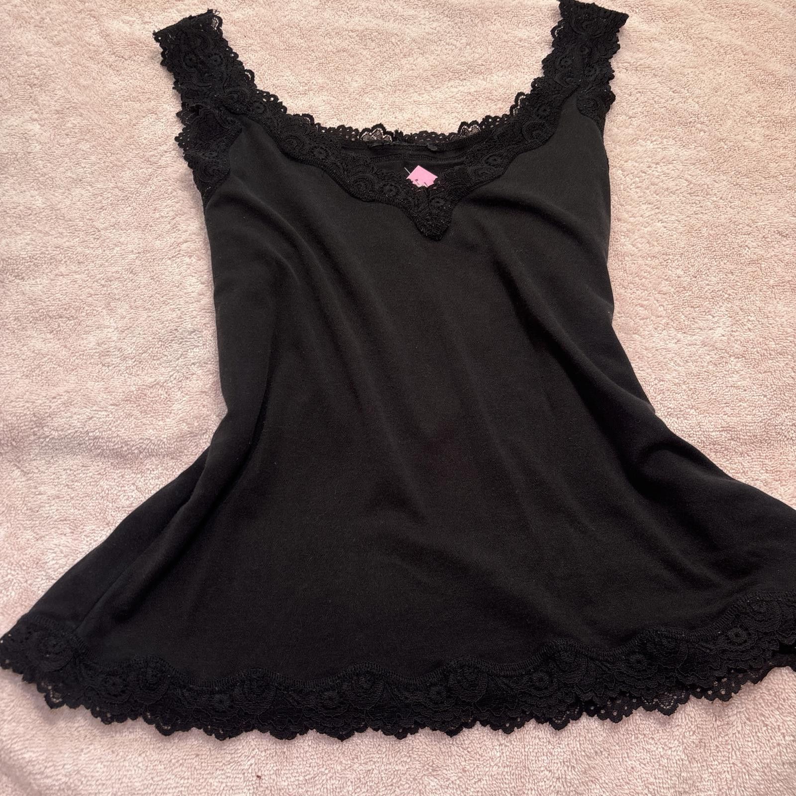 Other y2k black grunge lace cami Size M / US 6-8 / IT 42-44 - 1 Thumbnail