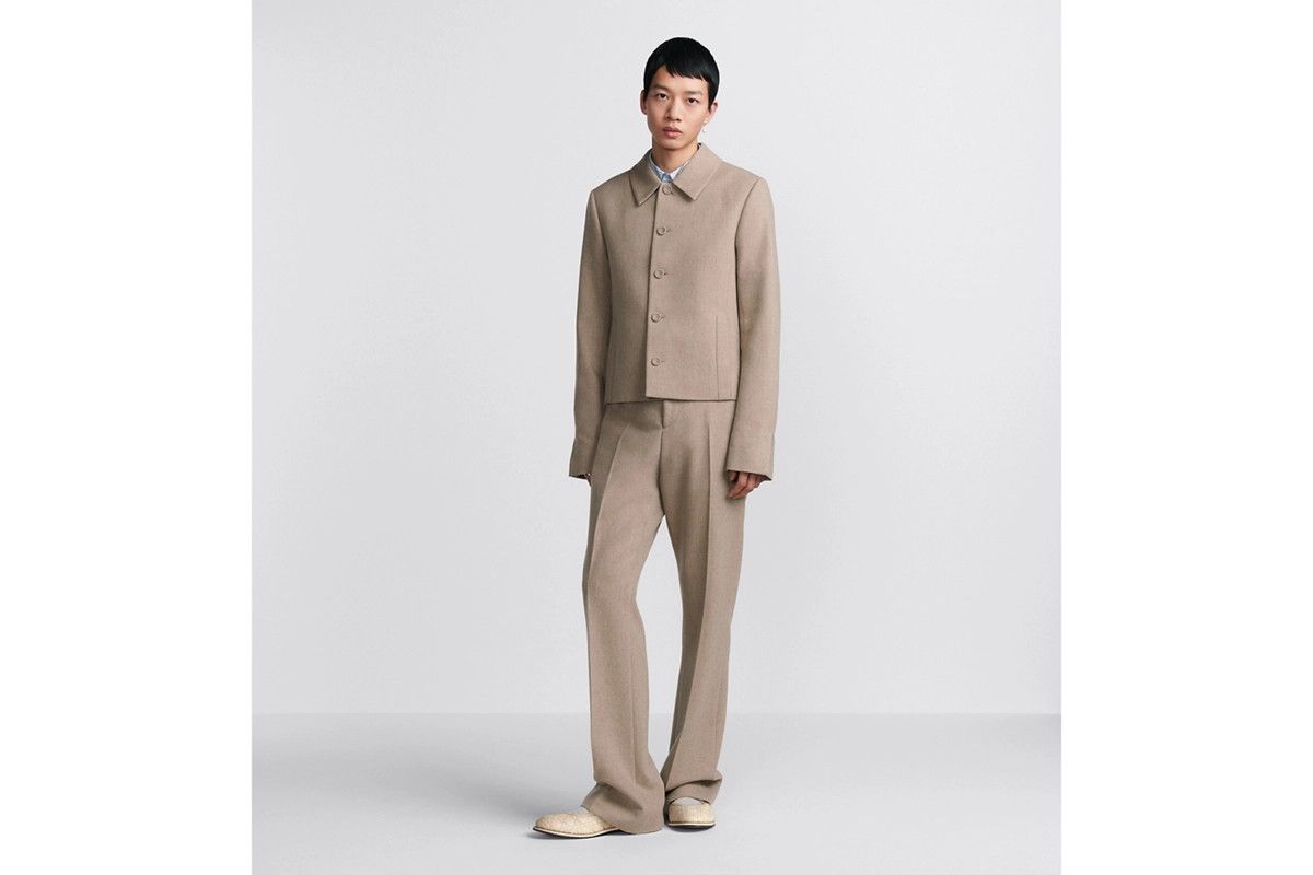 Dior o1bcso1str0226 Cropped Jacket in Beige Size US XL / EU 56 / 4 - 5 Thumbnail