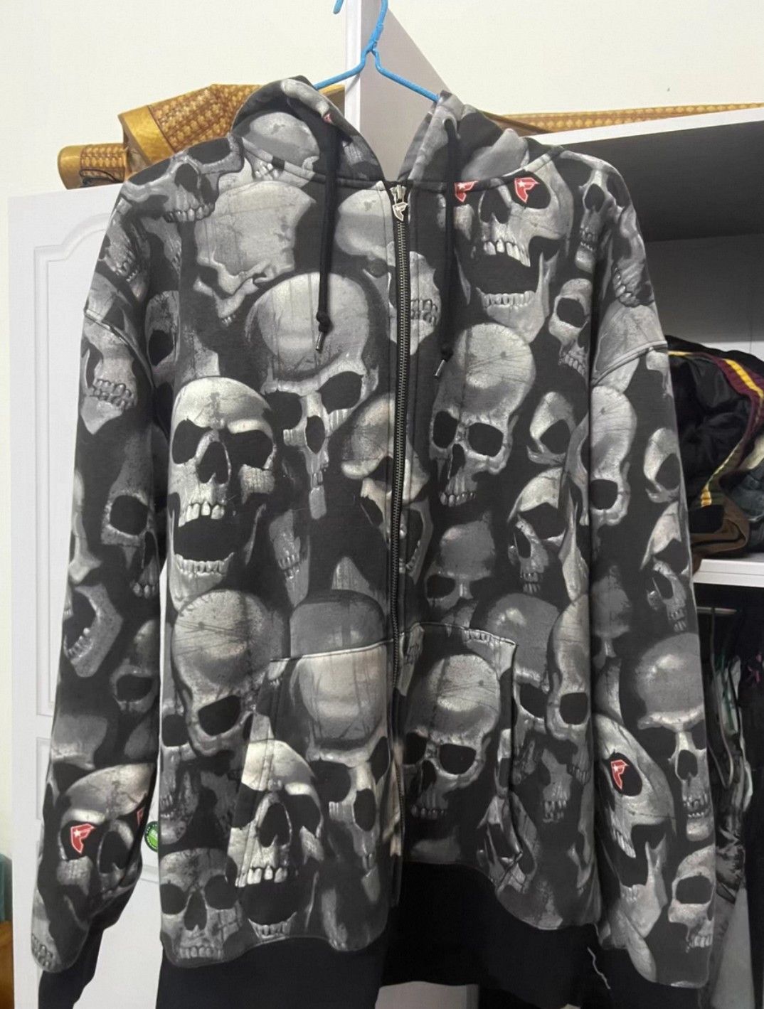 Famous Stars And Straps Skull Hoodie | Grailed