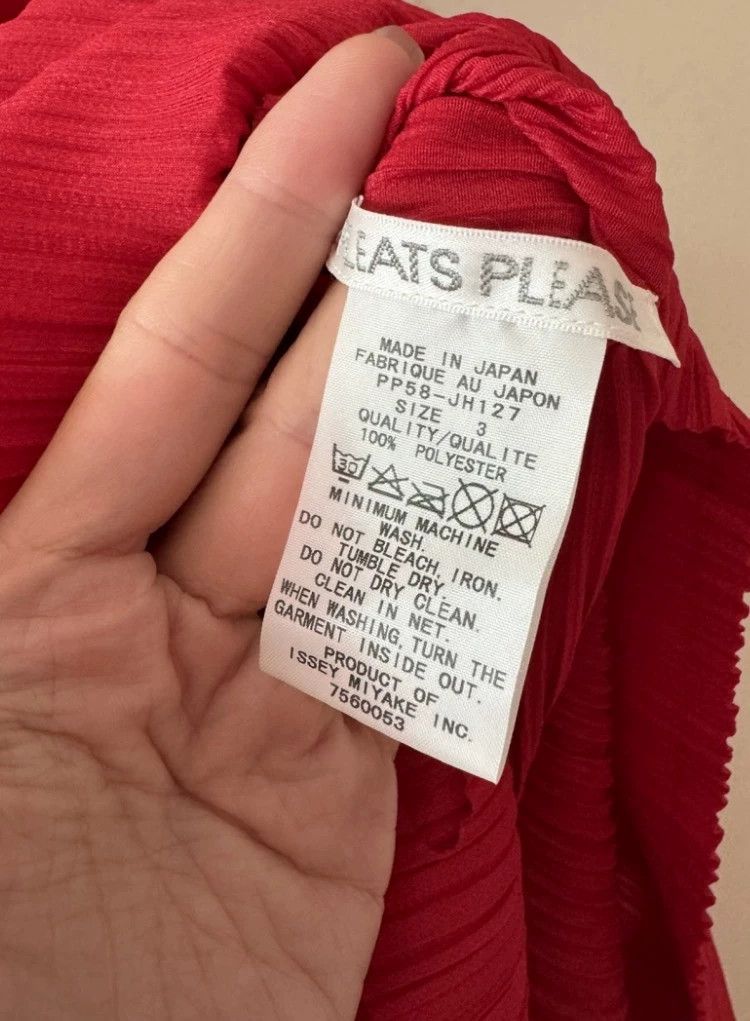 Issey Miyake Issey Miyake size:3 Red dress Size XS / US 0-2 / IT 36-38 - 4 Thumbnail