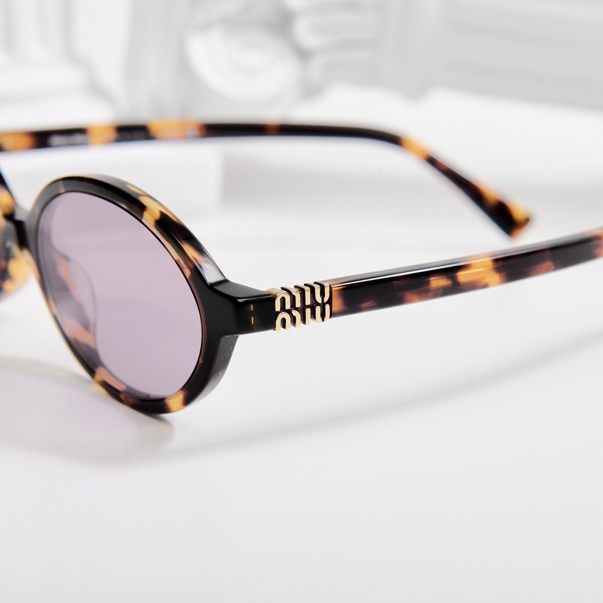 Miu Miu MIU MIU 0MU 04ZS VAU50D SUNGLASSES Size ONE SIZE - 3 Thumbnail