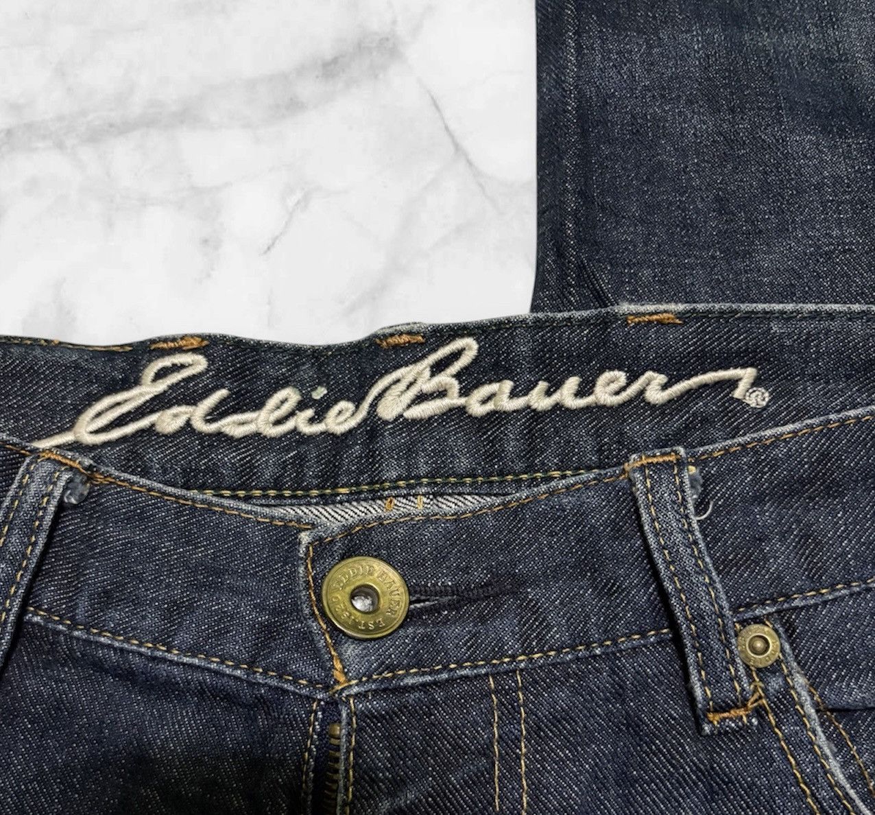 Eddie Bauer Japanese Eddie Bauer Streetwear Jeans Vintage Denim Size US 31 - 14 Thumbnail