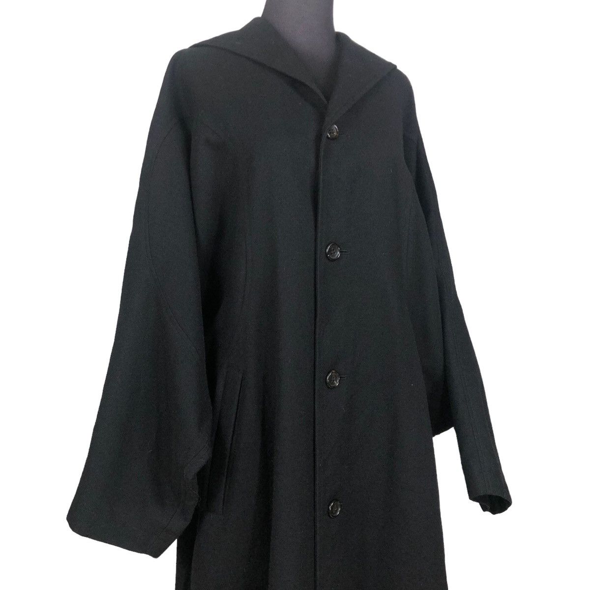 Comme des Garcons Vintage Comme Des Garcons 1991 A/W Runway Dolman Sleeve Coat Size M / US 6-8 / IT 42-44 - 7 Thumbnail