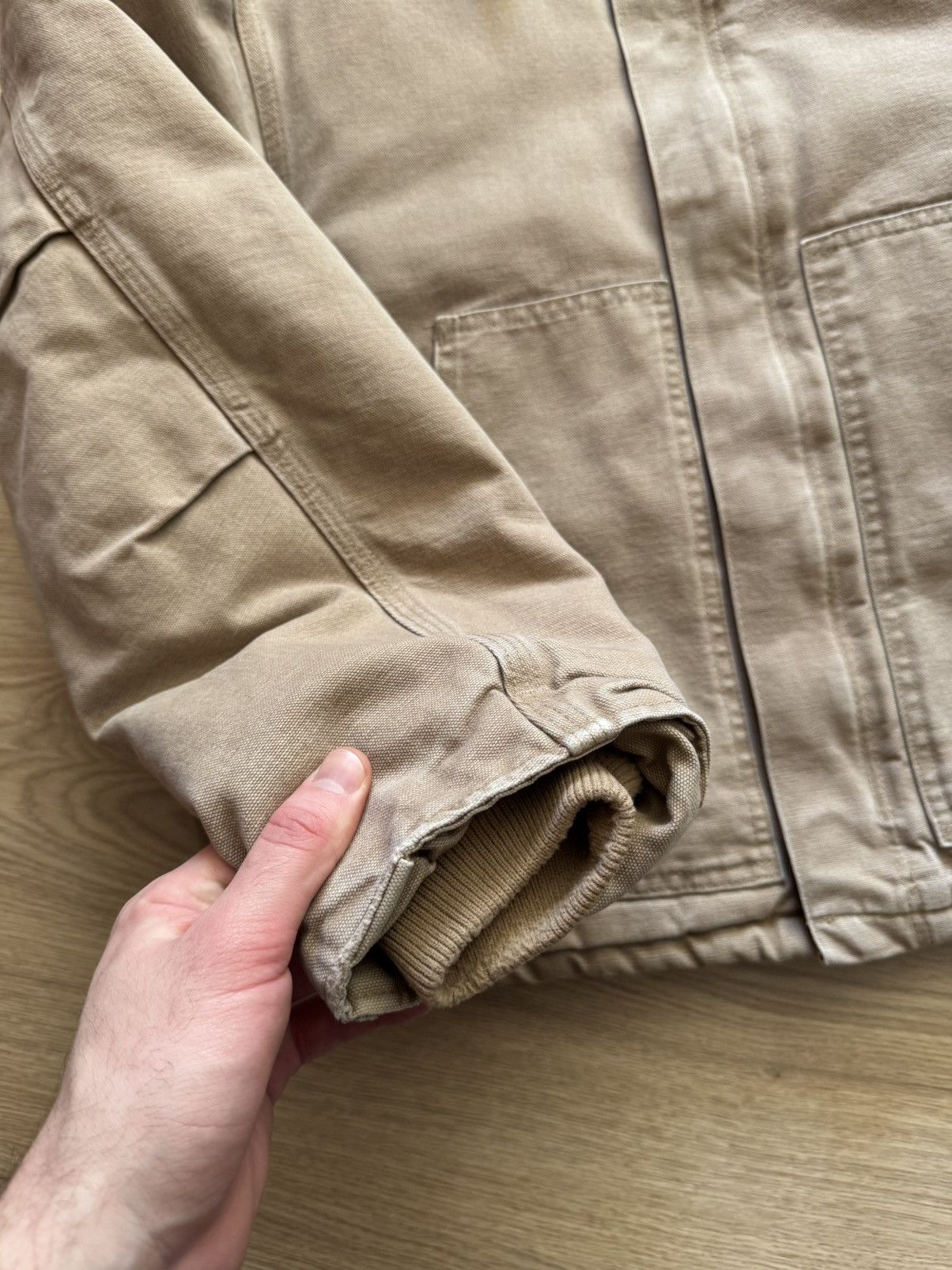 Carhartt Vintage 00’s Carhartt Arctic USA J22 SDL Tan Cropped Jacket Size US L / EU 52-54 / 3 - 4 Thumbnail