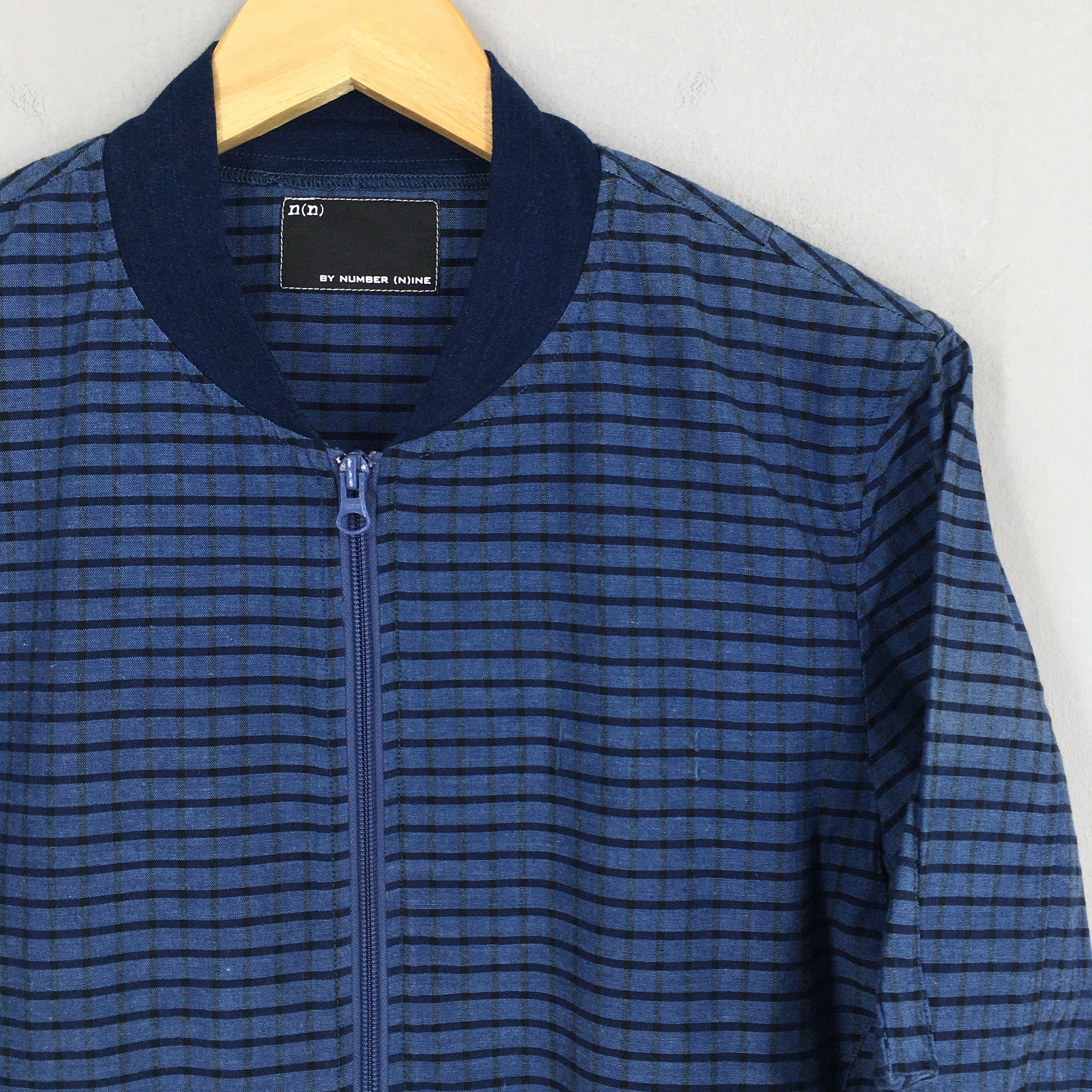 Number (N)ine Number (N)ine Blue Tartan Checkered Jacket Medium Size US M / EU 48-50 / 2 - 2 Thumbnail