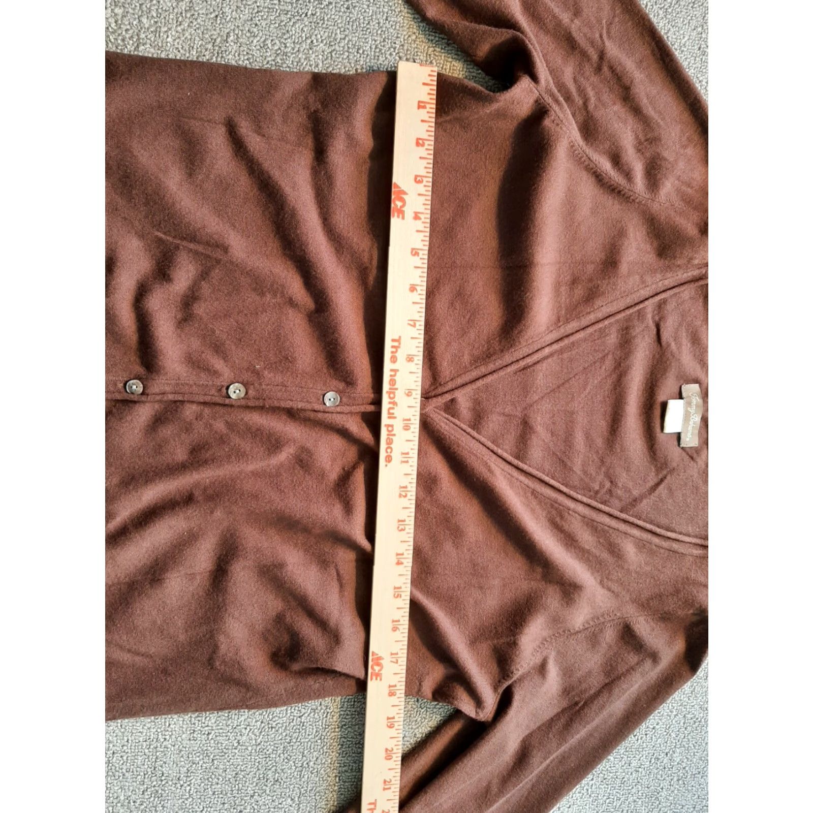 Tommy Bahama Tommy Bahama Womens Shirt Long Sleeve L Large Brown 76% Viscose Soft Relaxed Casual Regular T-Shirt Sleeve Length: Long Sleeve Size L / US 10 / IT 46 - 5 Thumbnail