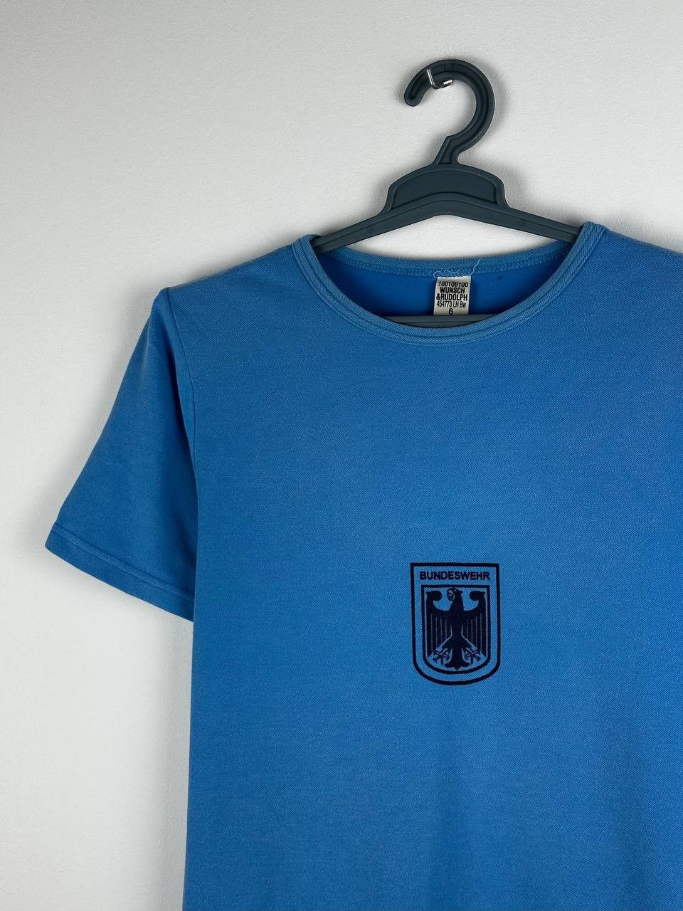 Vintage 80s Wunsch & Rudolph Bundeswehr Germany Trainer Tee Size US M / EU 48-50 / 2 - 1 Thumbnail