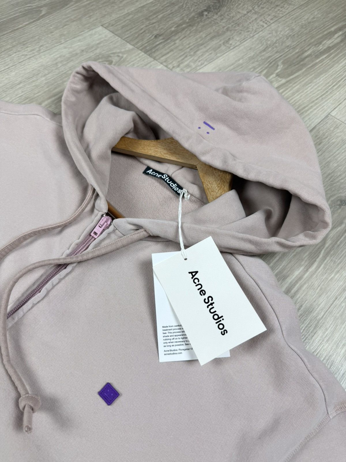 Acne Studios Acne Studios Oversized Pink Hoodie Size S Size US S / EU 44-46 / 1 - 4 Thumbnail