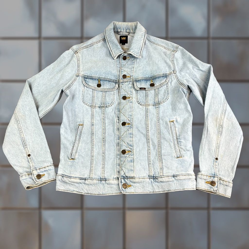 Lee Lee Rider Jacket Denim Jacket Mens Medium Blue Trucker Style 3-in-1 Workwear Size US M / EU 48-50 / 2 - 1 Thumbnail