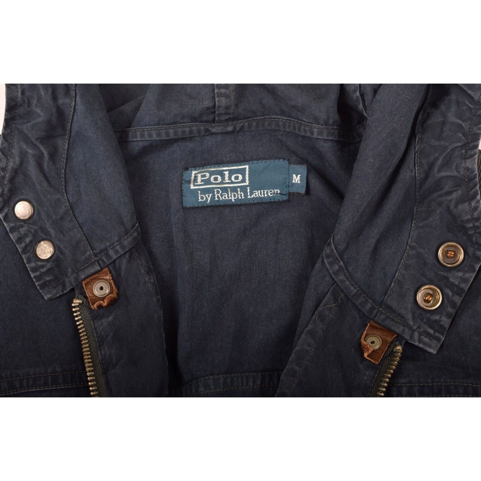 Ralph Lauren VINTAGE Polo Ralph Lauren Bomber Full-Zip Jacket Men's M Blue Size US M / EU 48-50 / 2 - 7 Thumbnail