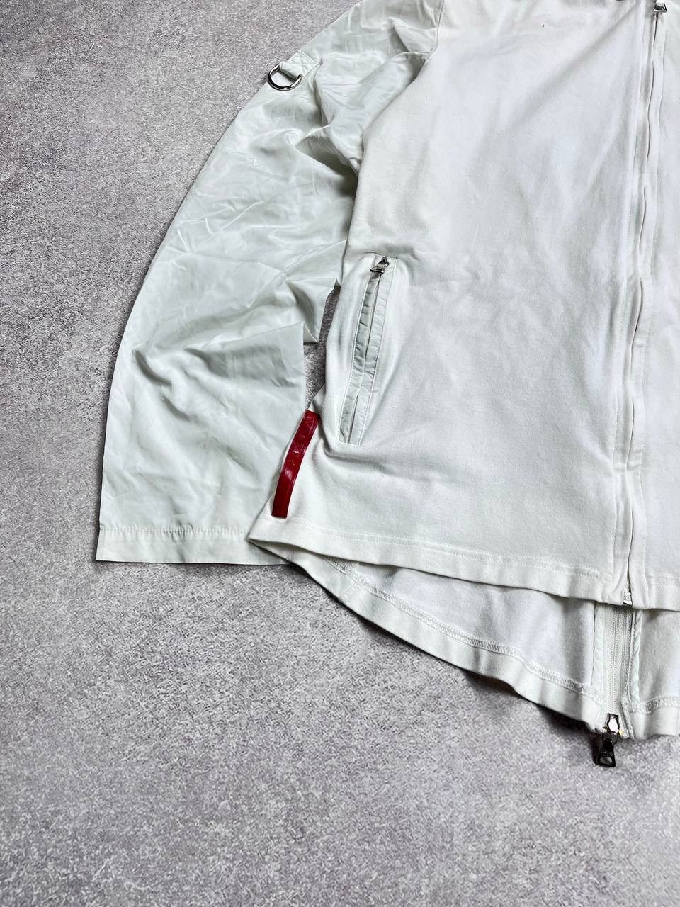 Prada VINTAGE PRADA SPORT RED TAB NYLON SLEEVE JACKET WOMANS XL Size XL / US 12-14 / IT 48-50 - 2 Thumbnail