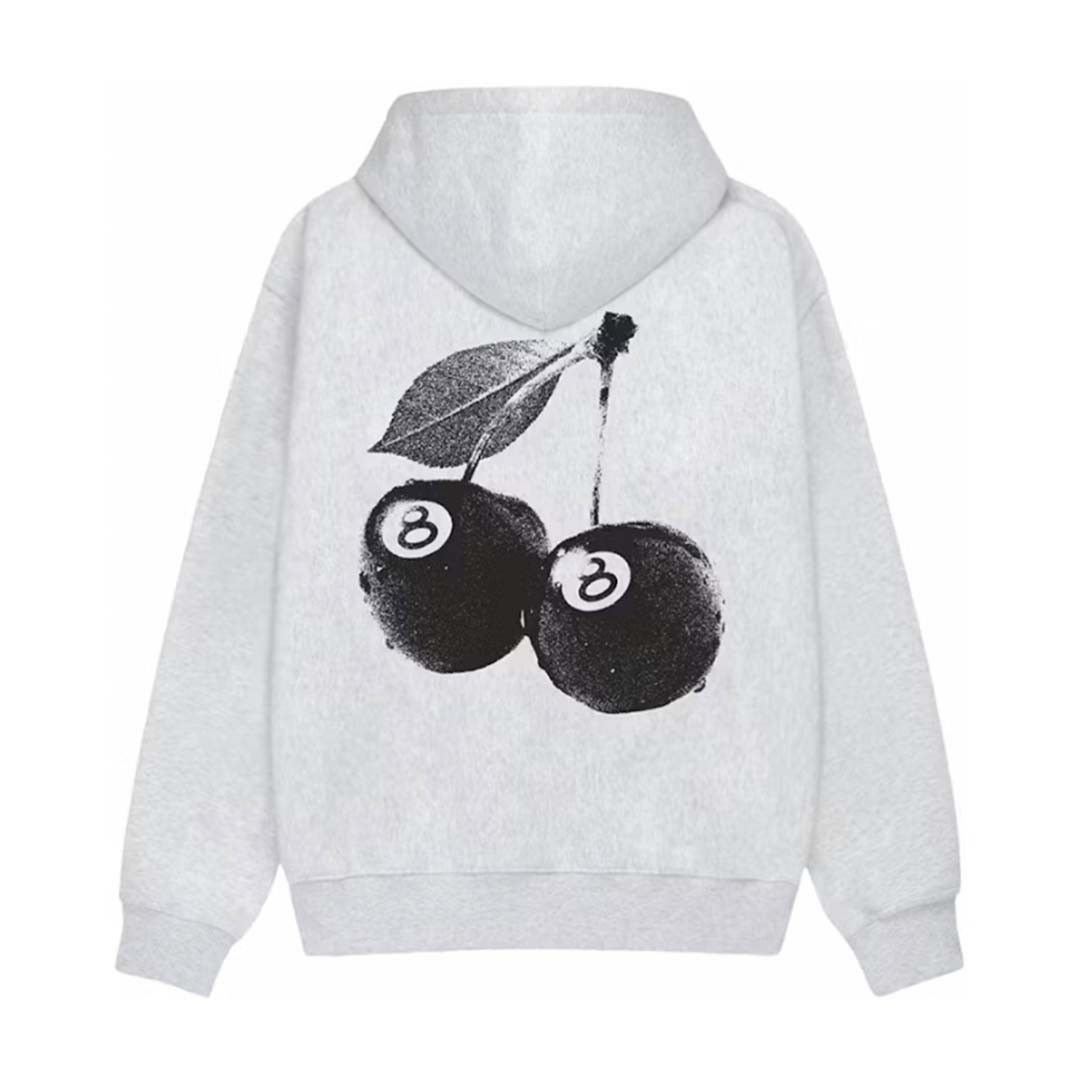 Stussy Cherries Hoodie Grey Size US S / EU 44-46 / 1 - 1 Thumbnail