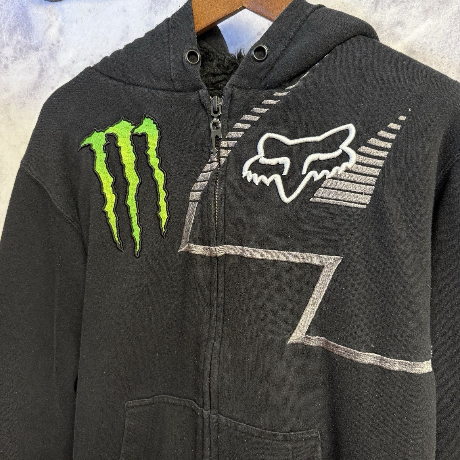 Vintage Vintage Monster Energy Ricky Carmichael #4 Hoodie Sweatshirt Size US M / EU 48-50 / 2 - 1 Thumbnail