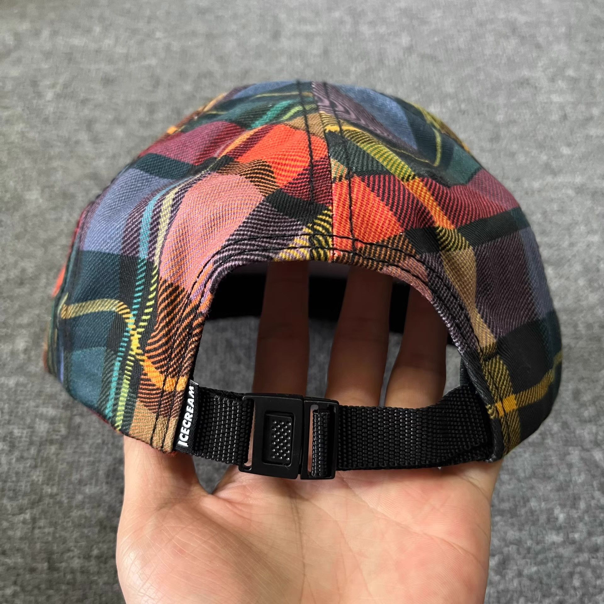 Billionaire Boys Club BBC ICECREAM Rubber Patch Flat Brim Baseball Cap Q7 Size ONE SIZE - 5 Thumbnail