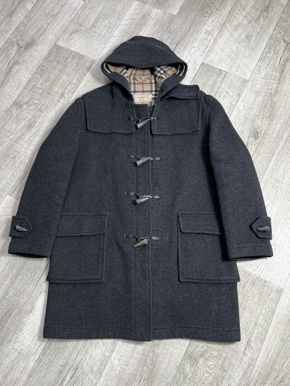 Burberry Vintage Burberry Wool Coat Luxury Old Money London Size US L / EU 52-54 / 3 - 1 Thumbnail