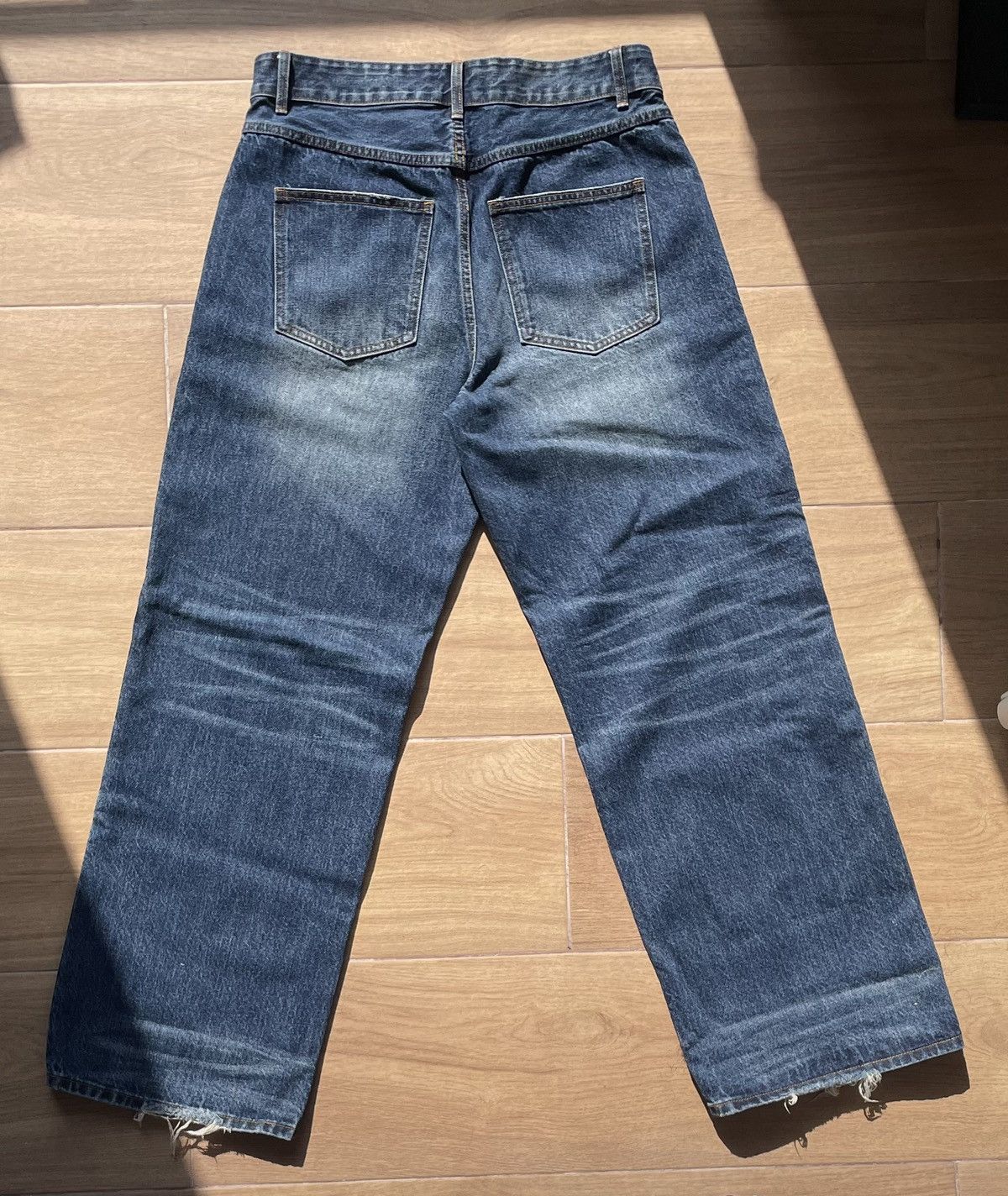 Other Wide leg Distressed Denim Size US 33 - 2 Thumbnail