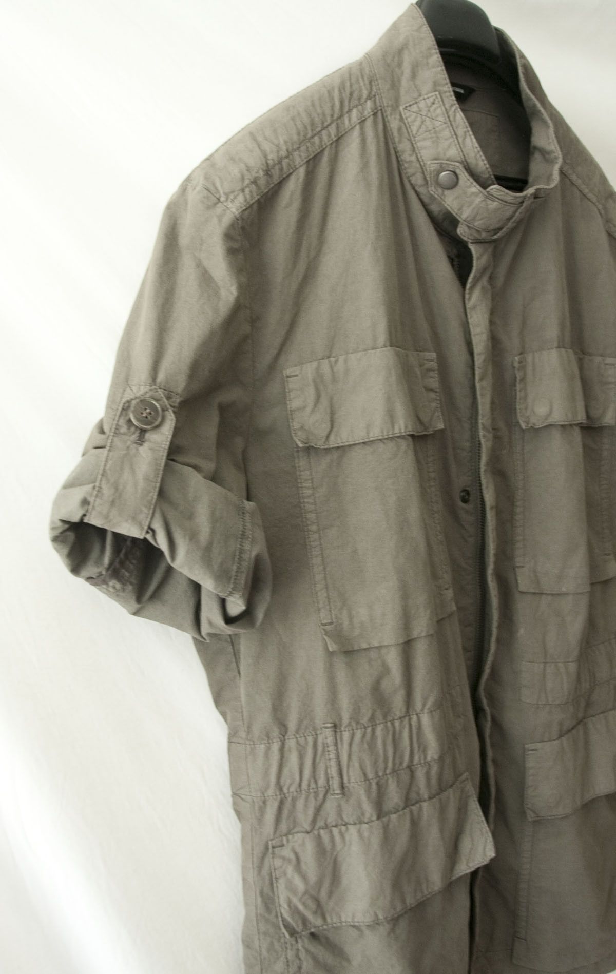 Hugo Boss Hugo Boss Shirt Light Jacket Size XL Brown Full Zip Size US XL / EU 56 / 4 - 7 Thumbnail