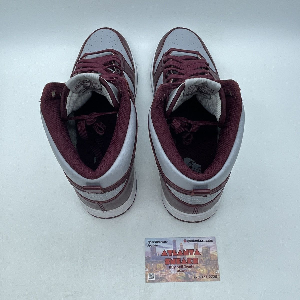 Nike Dunk high dark beetroot Size US 10.5 / EU 43-44 - 6 Thumbnail