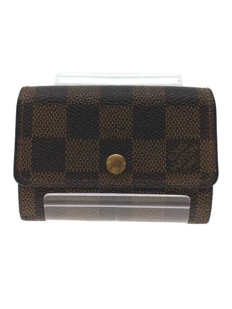 Louis Vuitton Louis Vuitton Damier Ebene Porto Monet Pla Brown Size ONE SIZE - 1 Thumbnail
