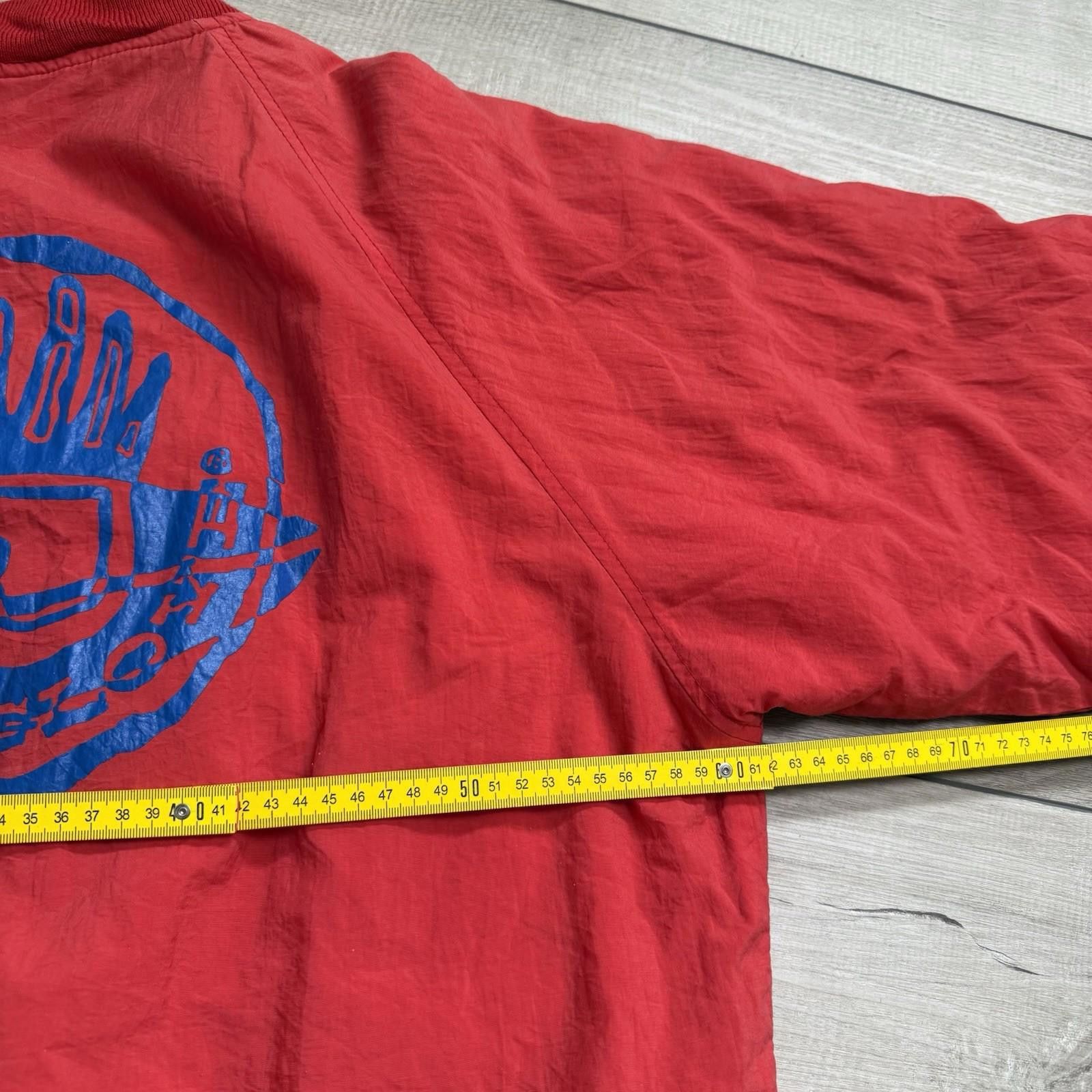 Body Glove Vintage 1993 Body Glove Red Nylon Bomber Jacket Size L Size US L / EU 52-54 / 3 - 7 Thumbnail