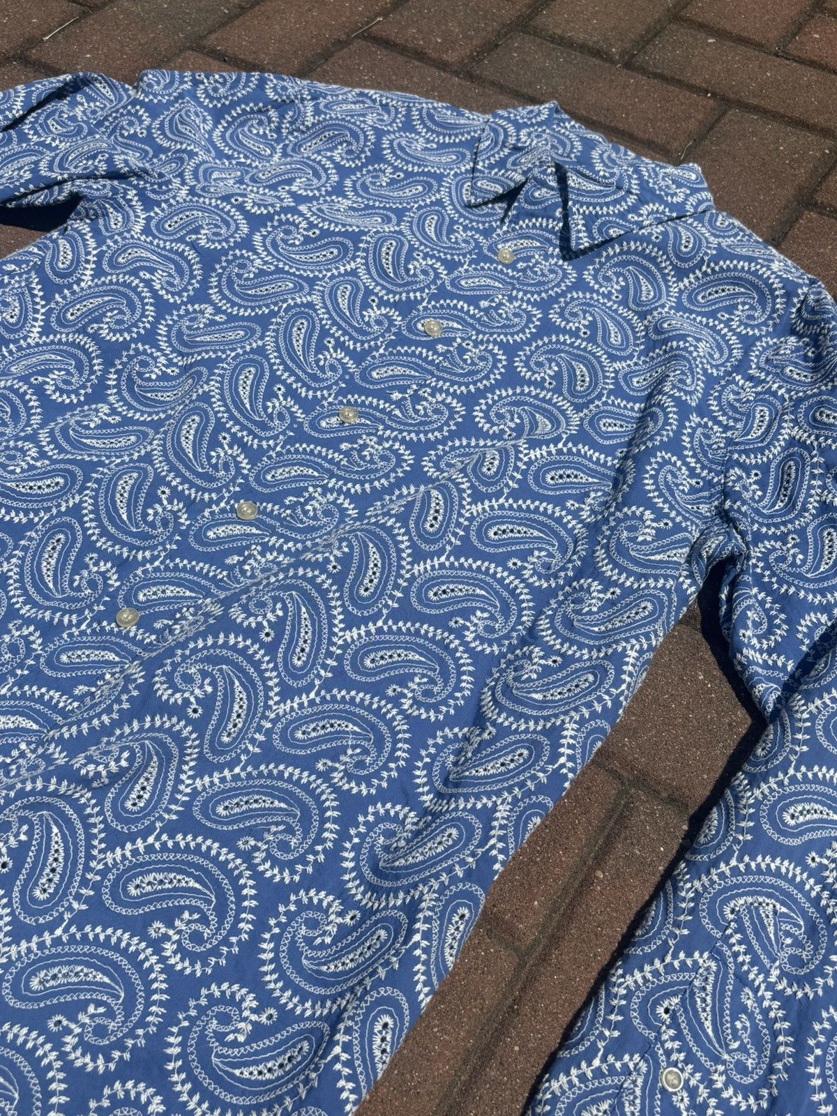 Aime Leon Dore Aime Leon Dore Paisley Embroidered Shirt SS24 Size US M / EU 48-50 / 2 - 2 Thumbnail