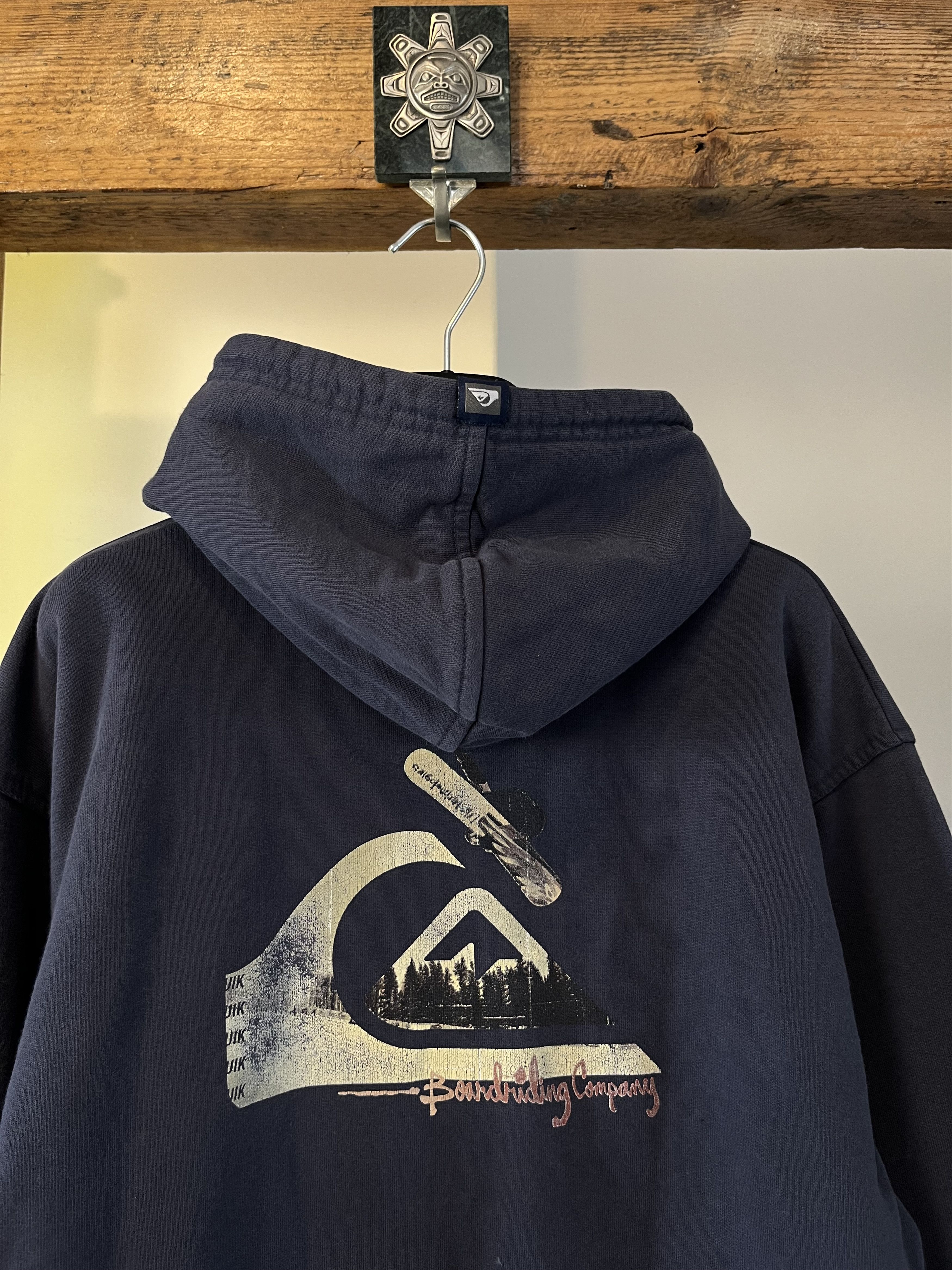 Quiksilver Vintage 90s Quiksilver Heavy Cotton Zip Hoodie Size US L / EU 52-54 / 3 - 6 Thumbnail