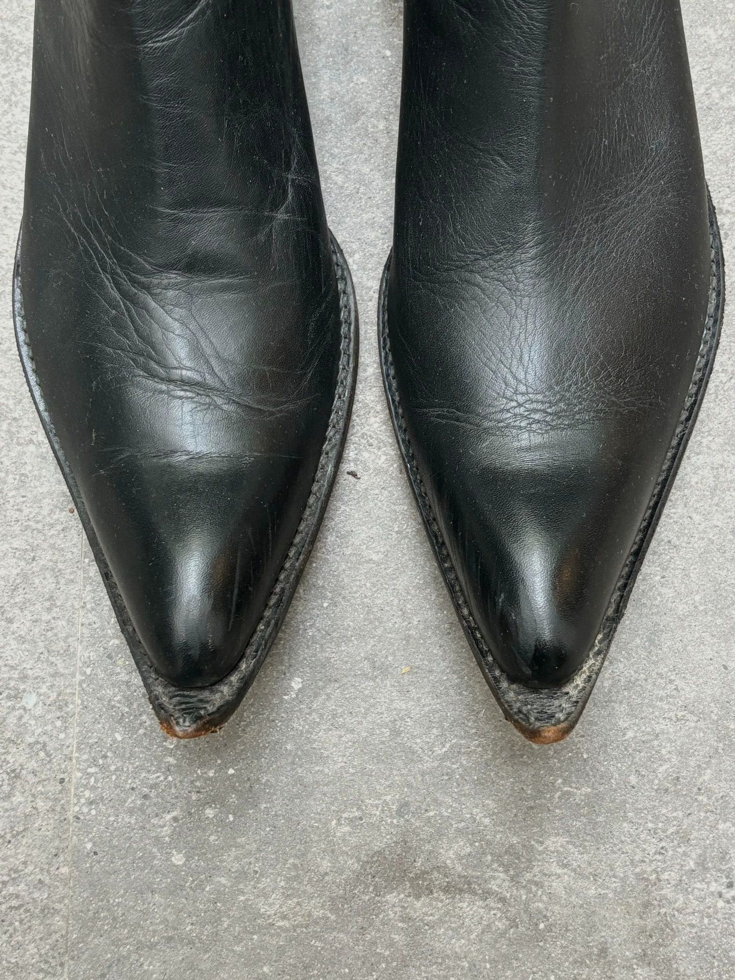 Comme des Garcons CDG HommePlus Pointed Wizard Chelsea Boot Japan Size US 7 / EU 40 - 5 Thumbnail