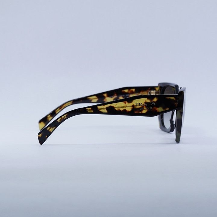Prada Prada PR15WS 3890A7 Sunglasses Black/Medium Tortoise Square Size ONE SIZE - 4 Thumbnail