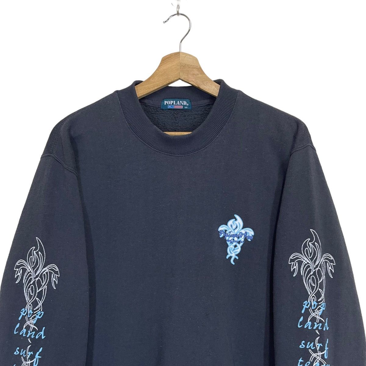 If Six Was Nine POP LAND WAVE SURF TEAM BIG LOGO SWEATSHIRT Size US M / EU 48-50 / 2 - 7 Thumbnail