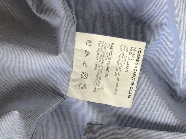 Junya Watanabe Junya Watanabe Blue Stripe Cotton Shirt Size US S / EU 44-46 / 1 - 4 Thumbnail